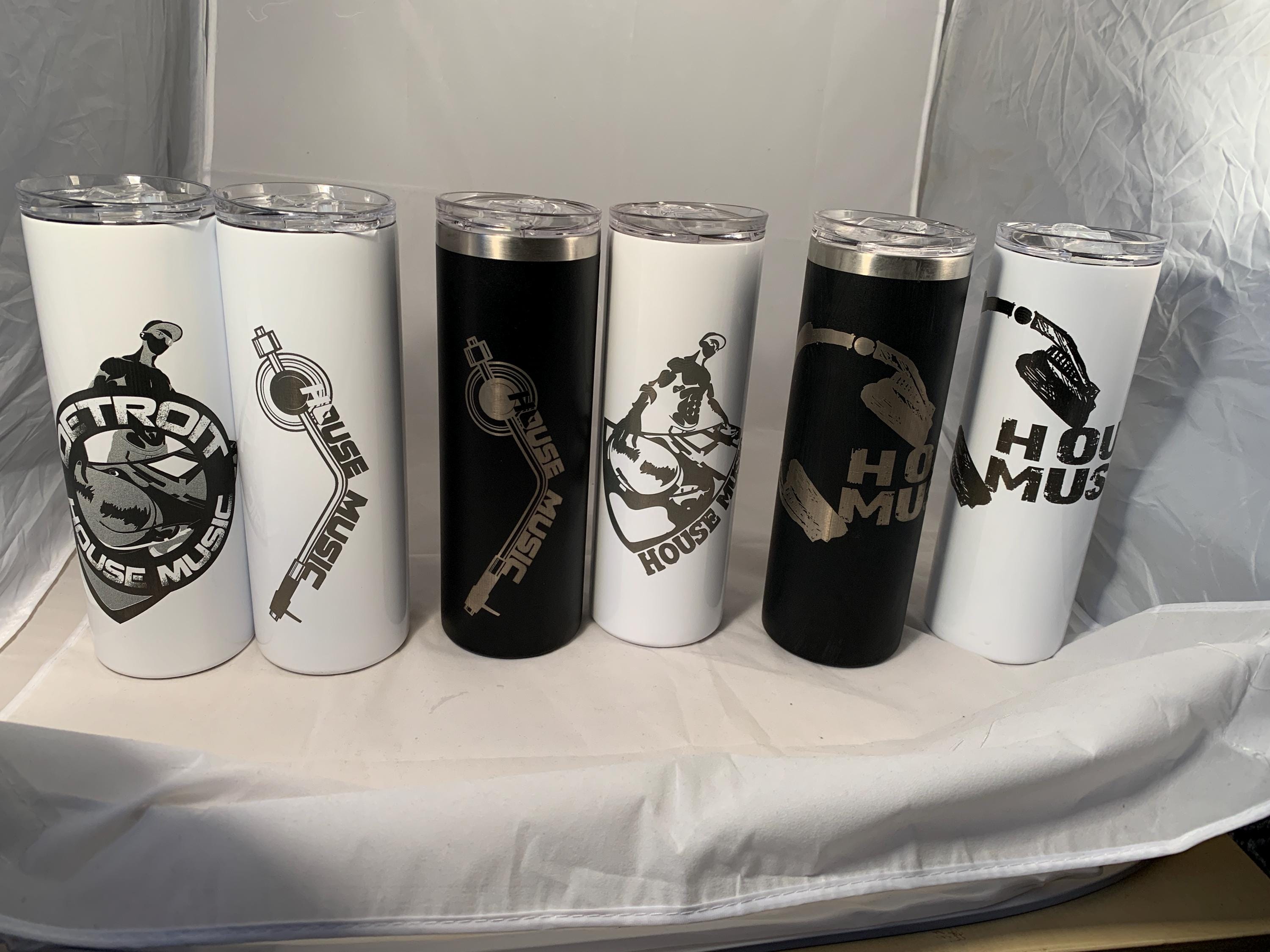 House Music - tumblers (27 dollars a piece not as a group)