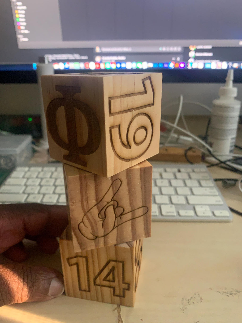 Wood Cubes