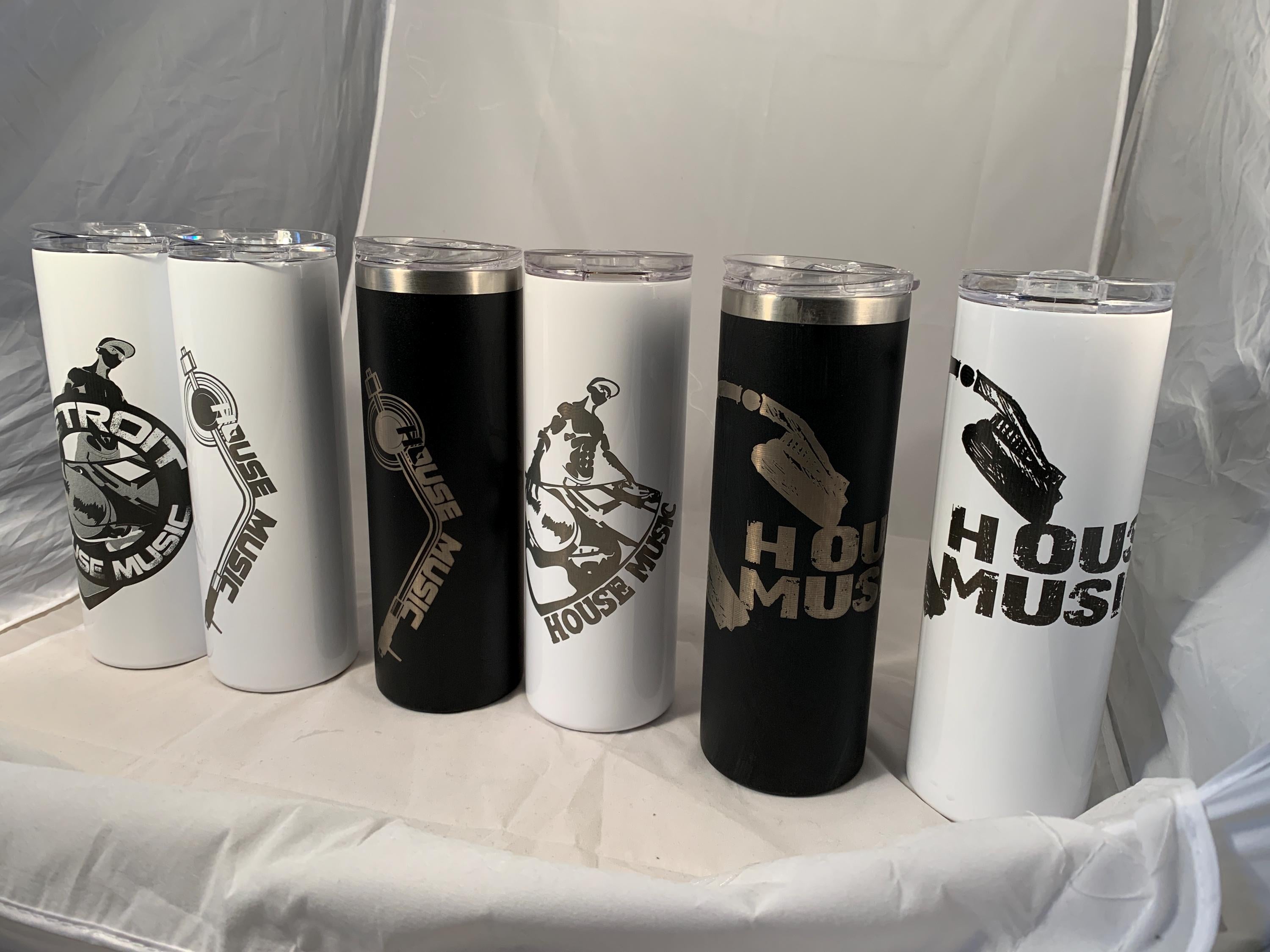 House Music - tumblers (27 dollars a piece not as a group)