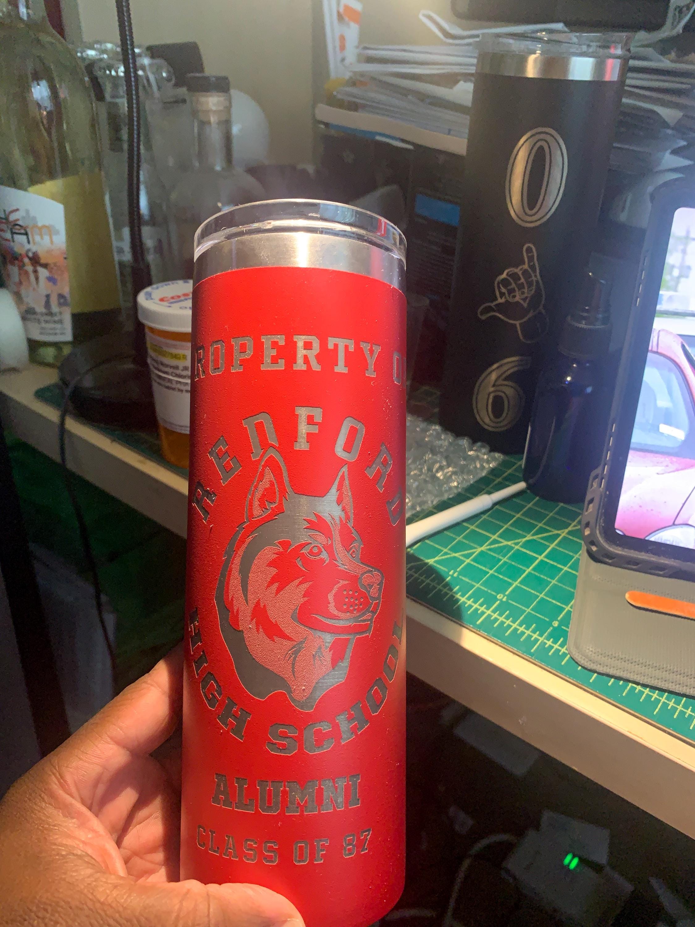 REDFORD Tumbler with your name on it