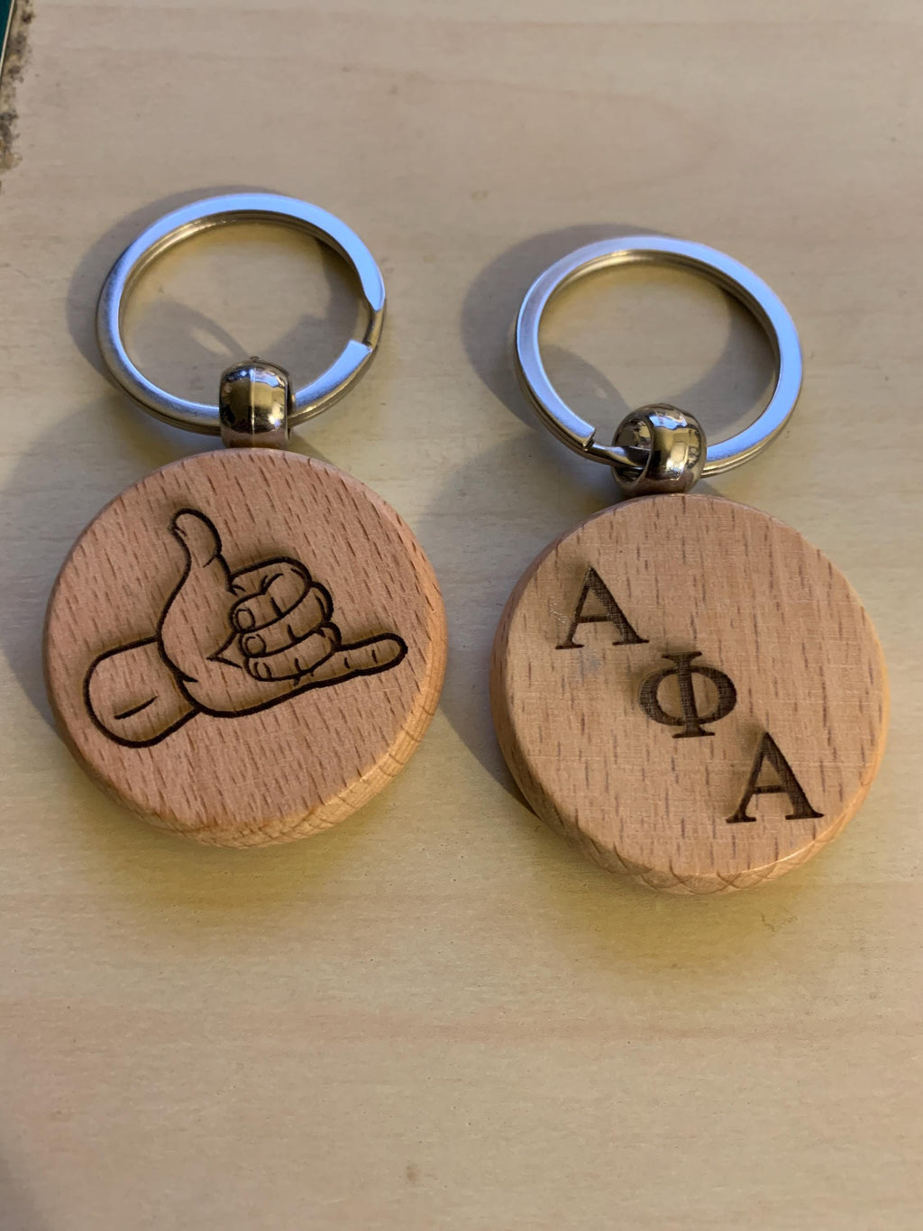 Alpha Key Chain 1 or 2