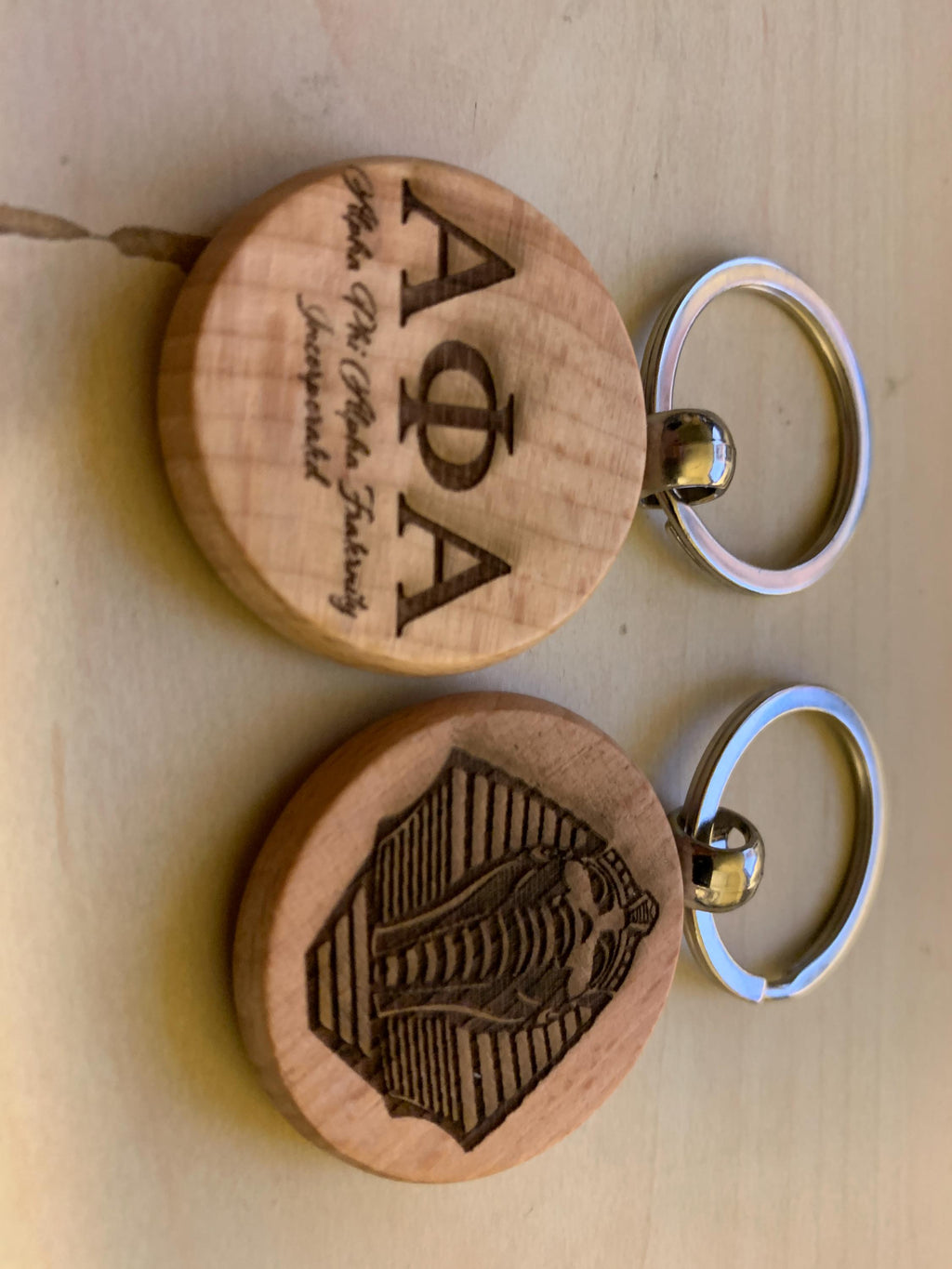 Alpha Key Chain 1 or 2