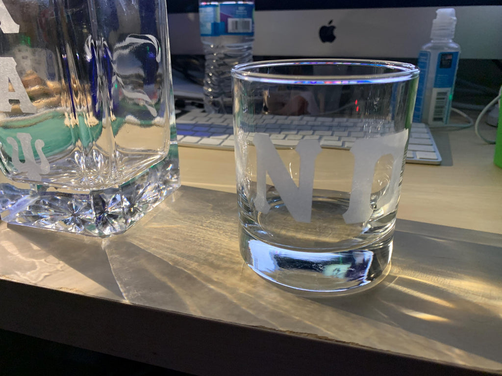 Kappa Whisky Decantor And 2 Whisky Glasses