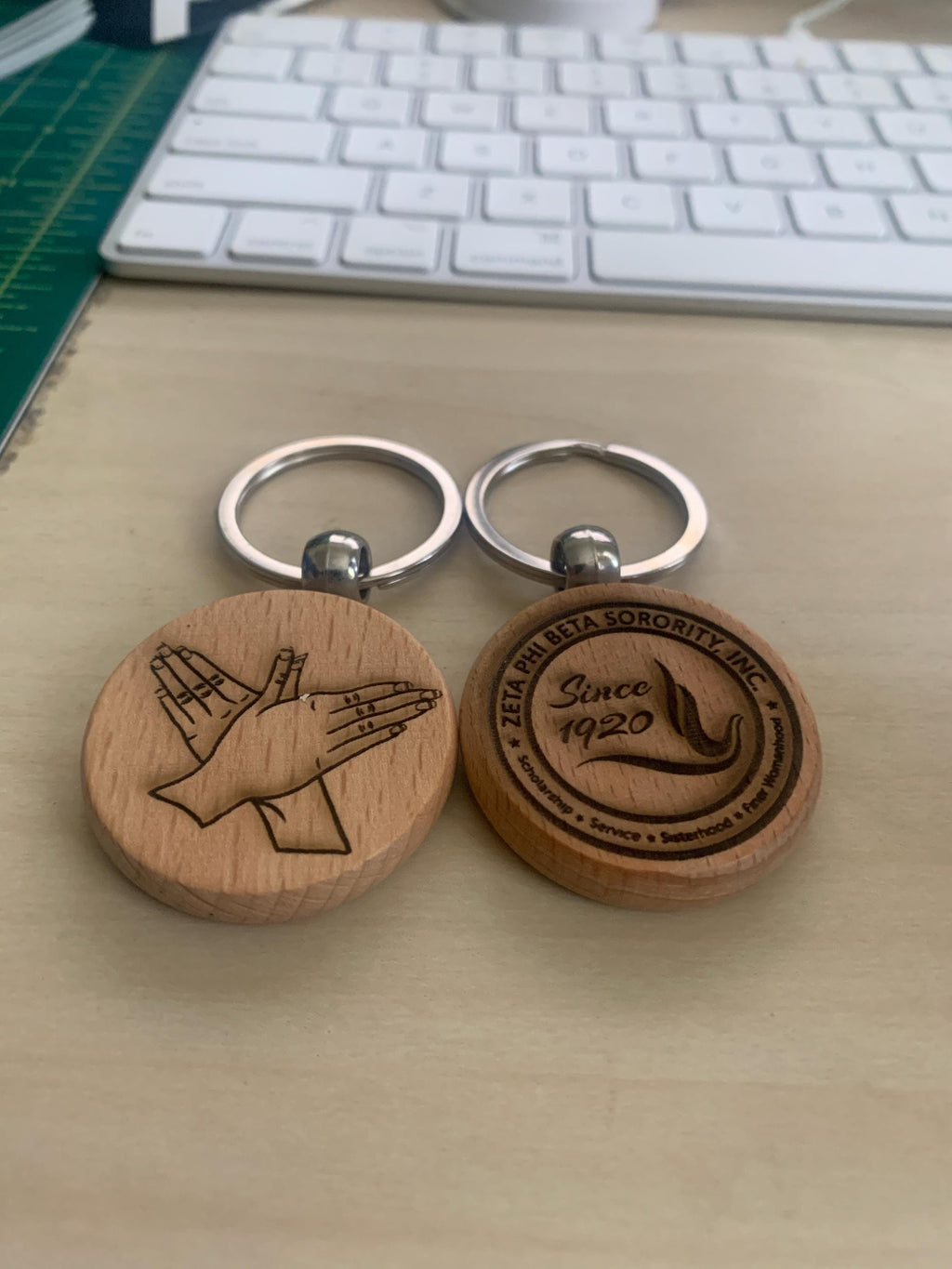 Zeta Key Chain