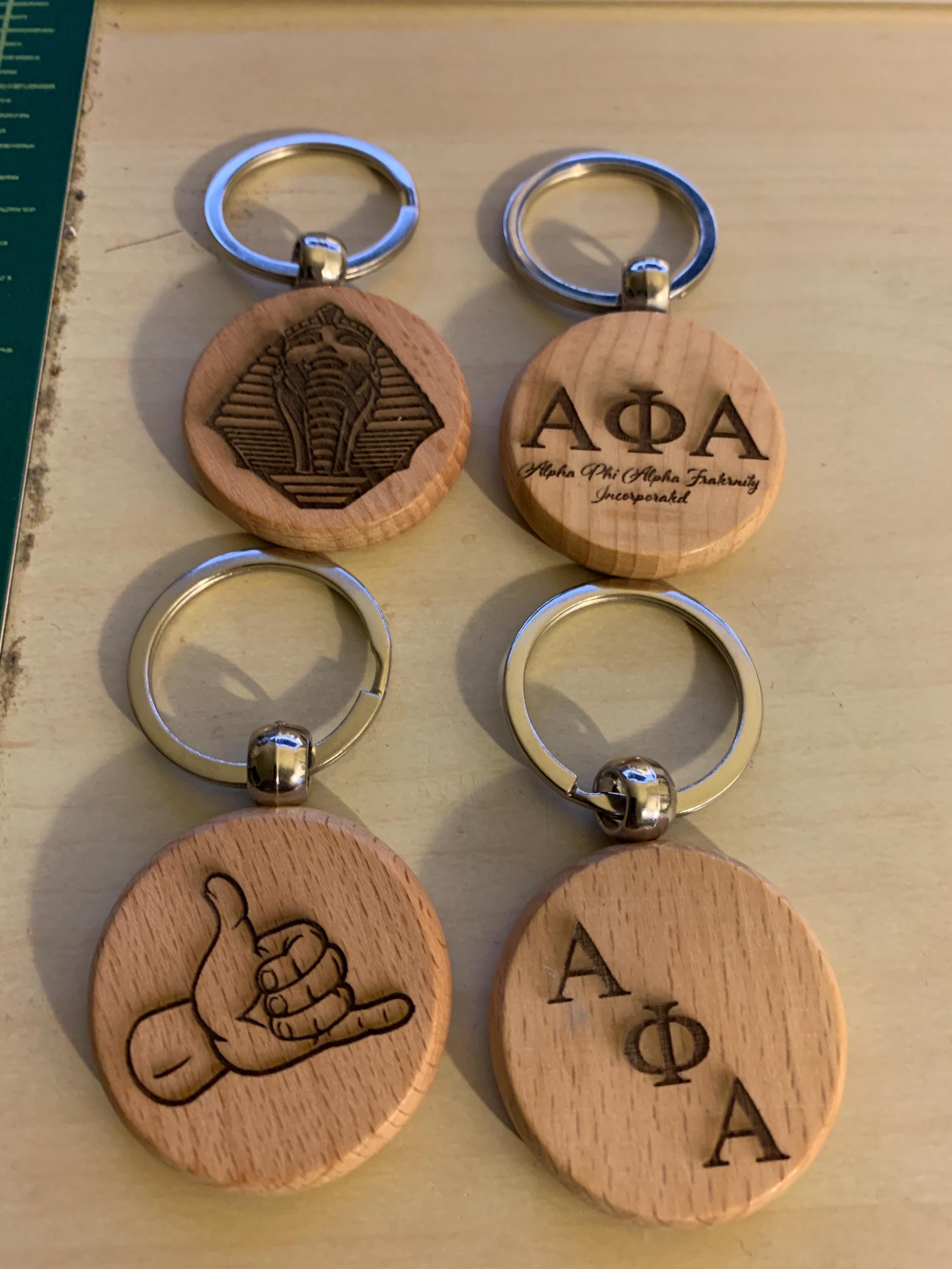 Alpha Key Chain 1 or 2