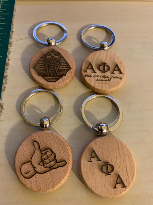 Alpha Key Chain 1 or 2