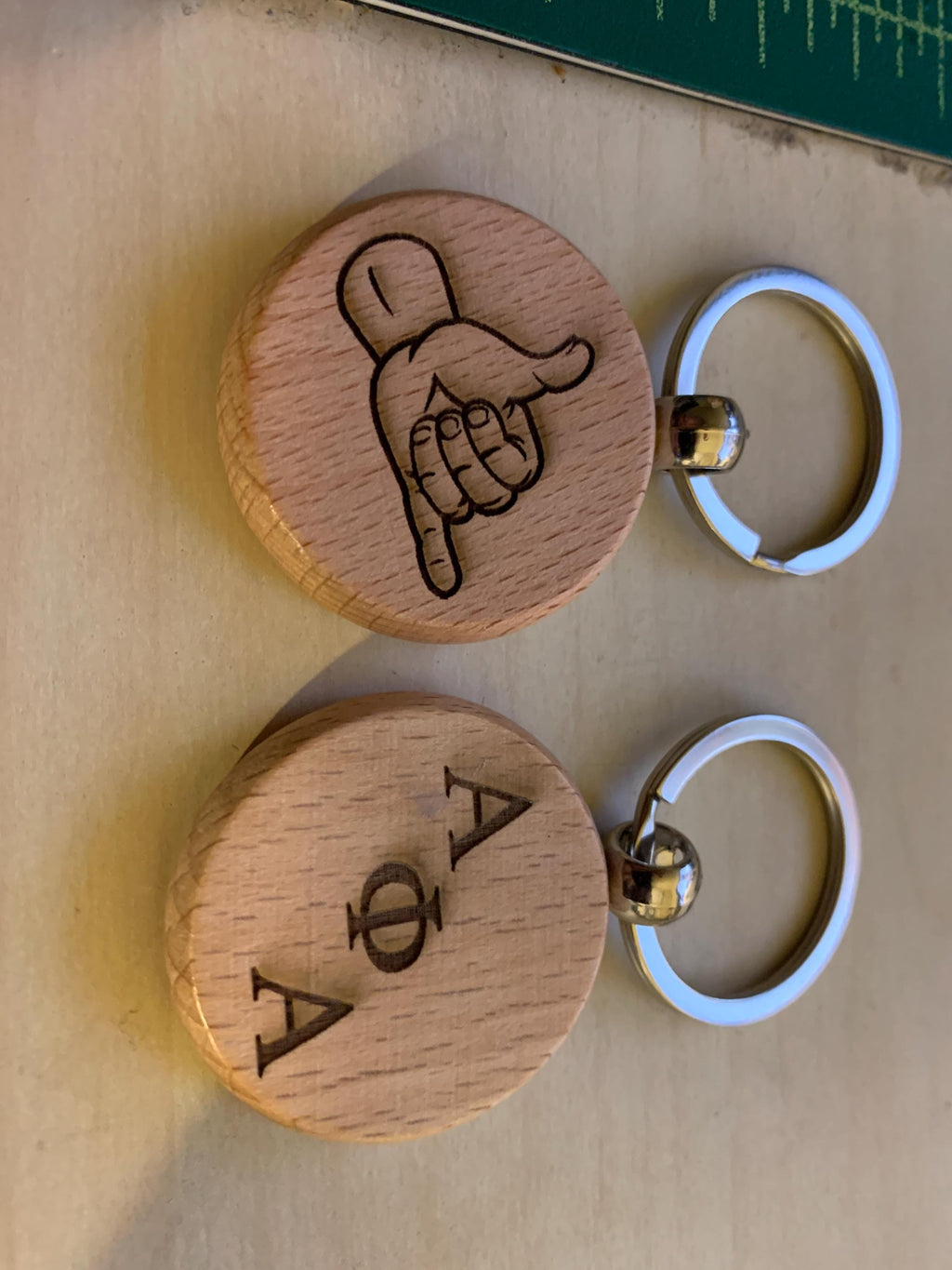 Alpha Key Chain 1 or 2