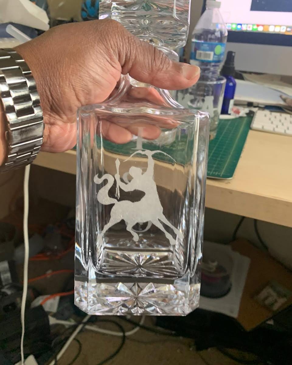 Iota Phi Theta Whisky Decanter