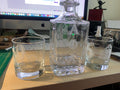 Alpha Whisky Decanter and 2 Whisky Glasses