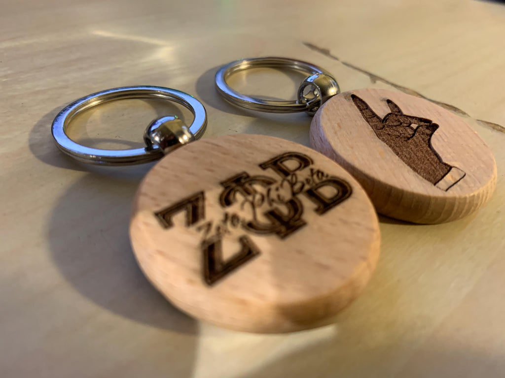 Zeta Split Key Chain
