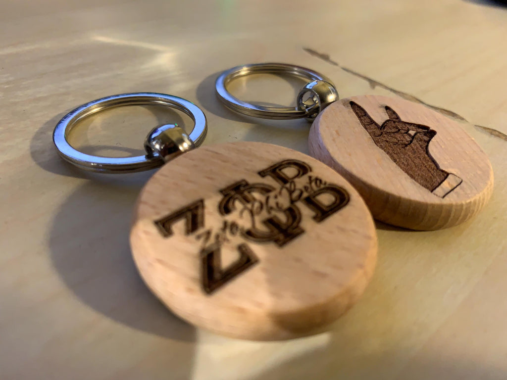 Zeta Split Key Chain