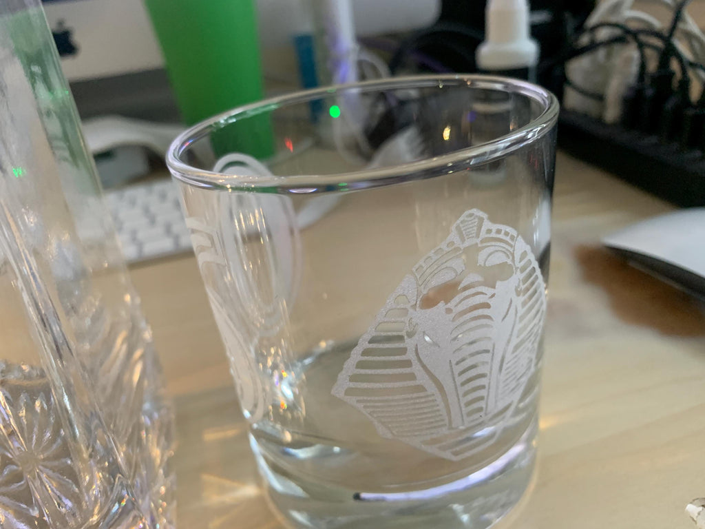 Alpha Whisky Decanter and 2 Whisky Glasses