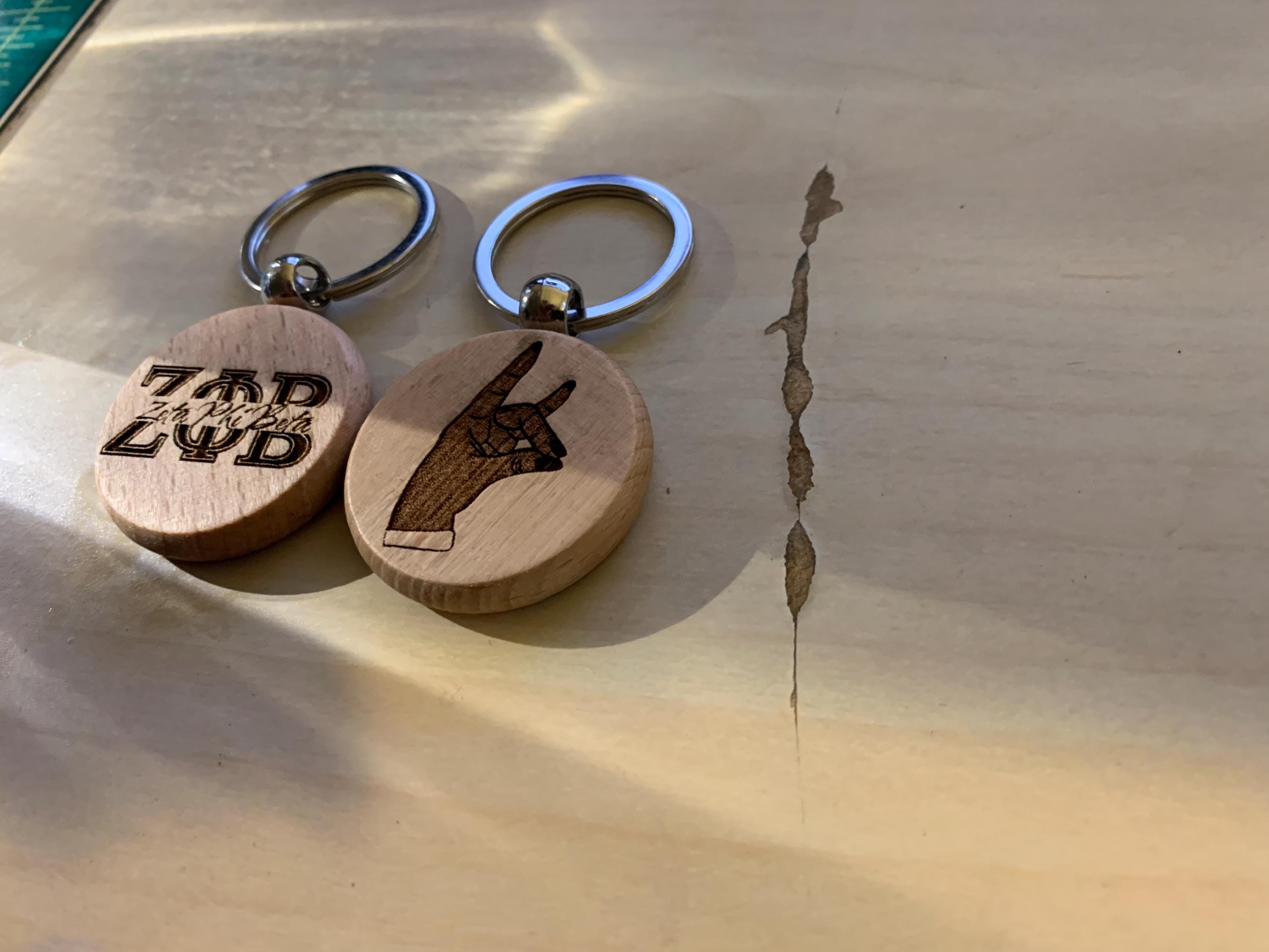 Zeta Split Key Chain