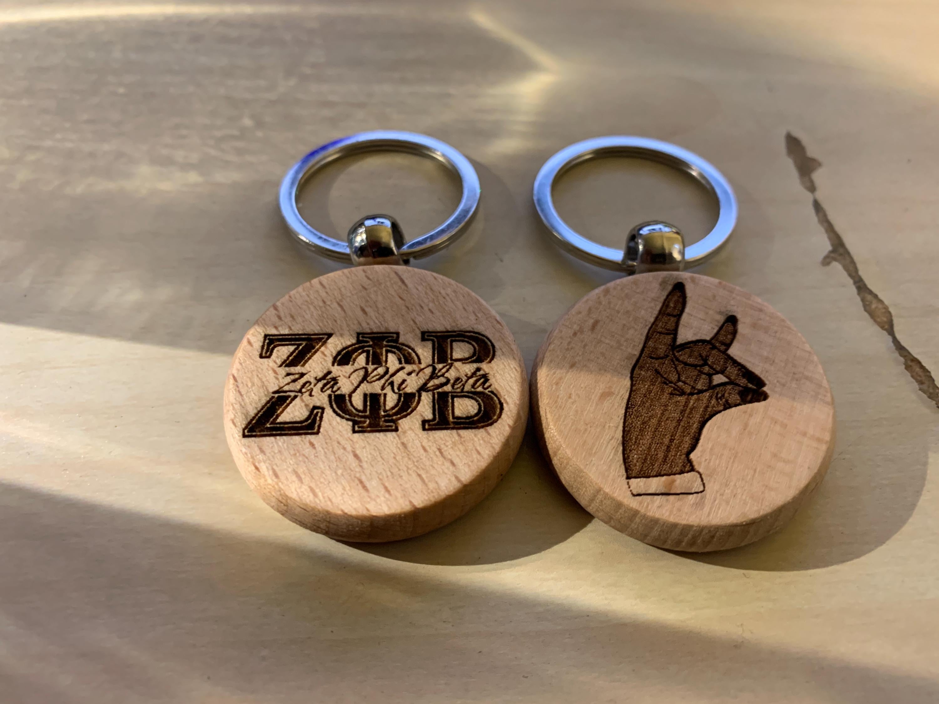 Zeta Split Key Chain