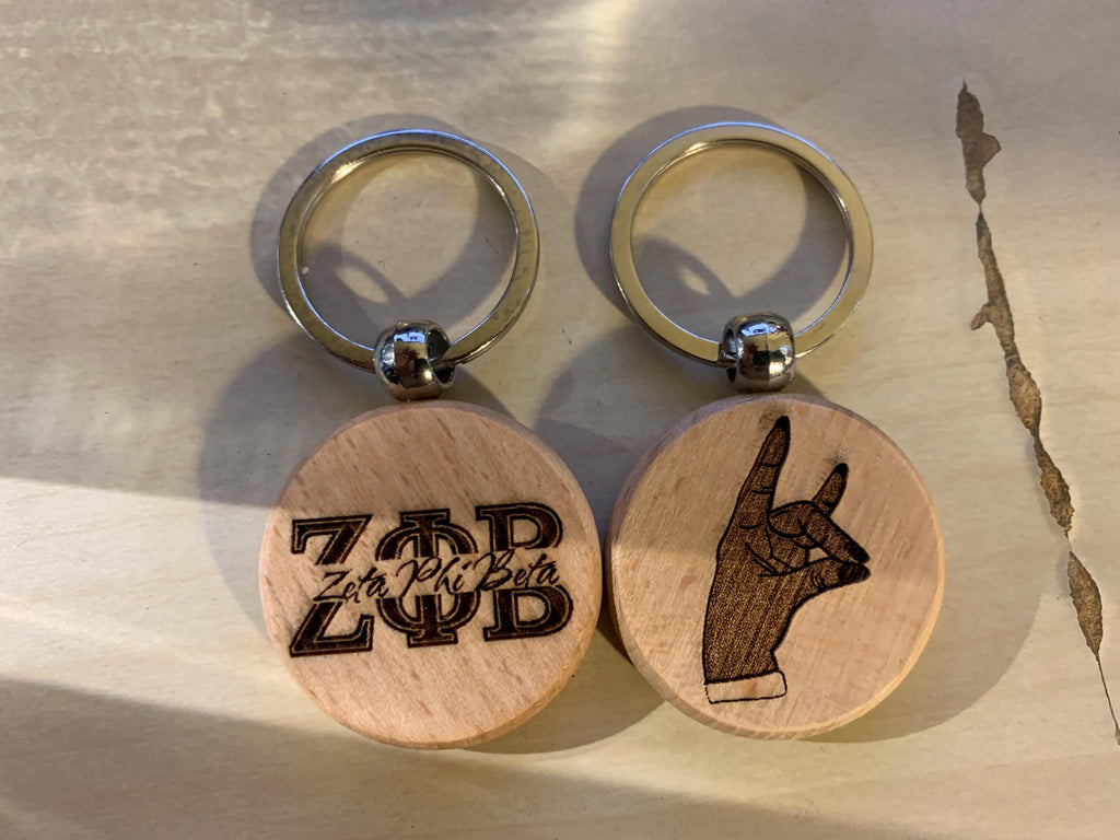 Zeta Split Key Chain