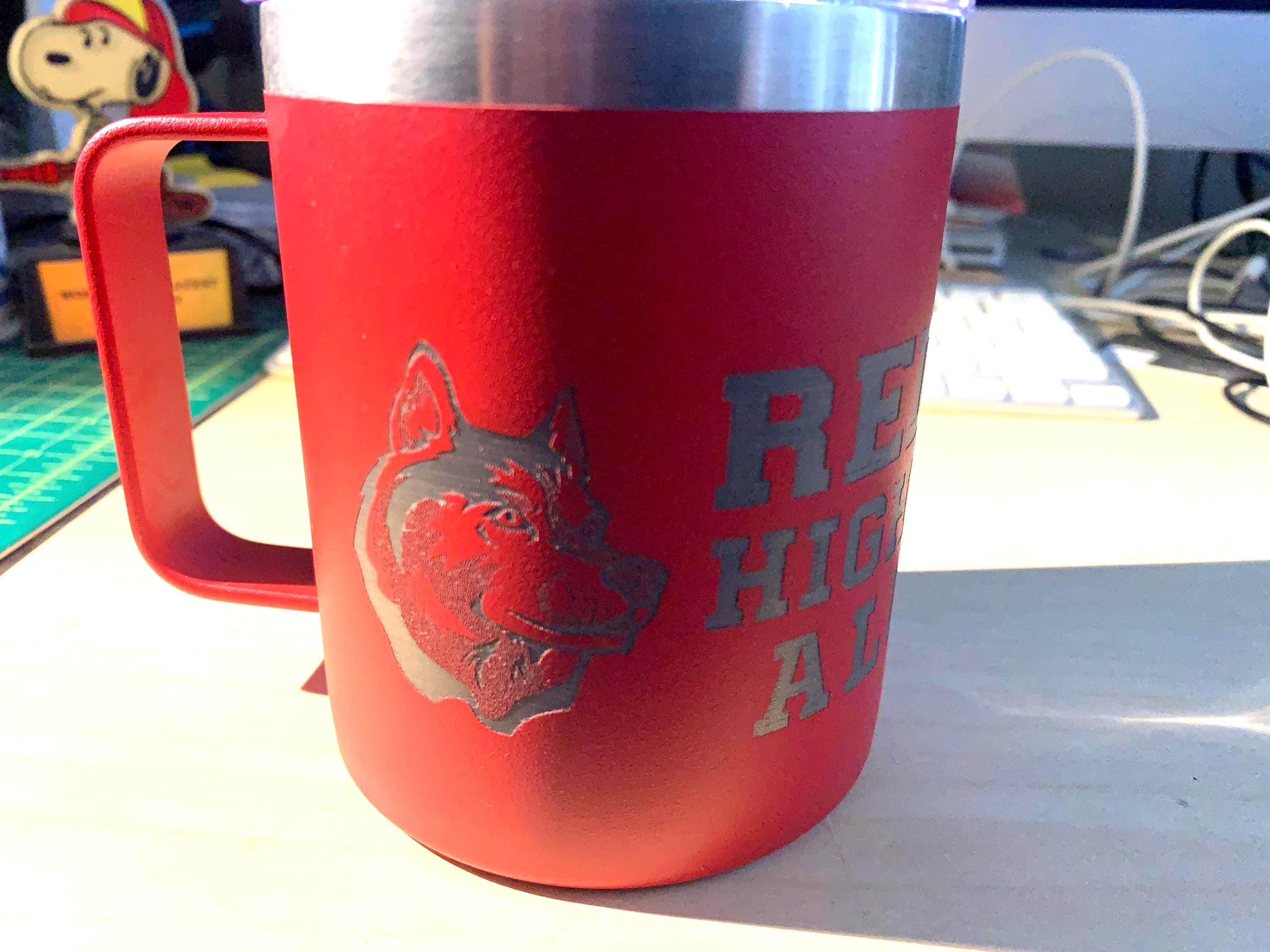 Redford High School Stainless Steel Coffee Cup