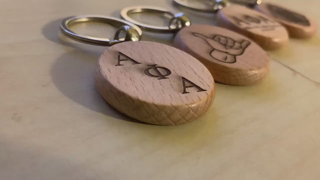 Alpha Key Chain 1 or 2